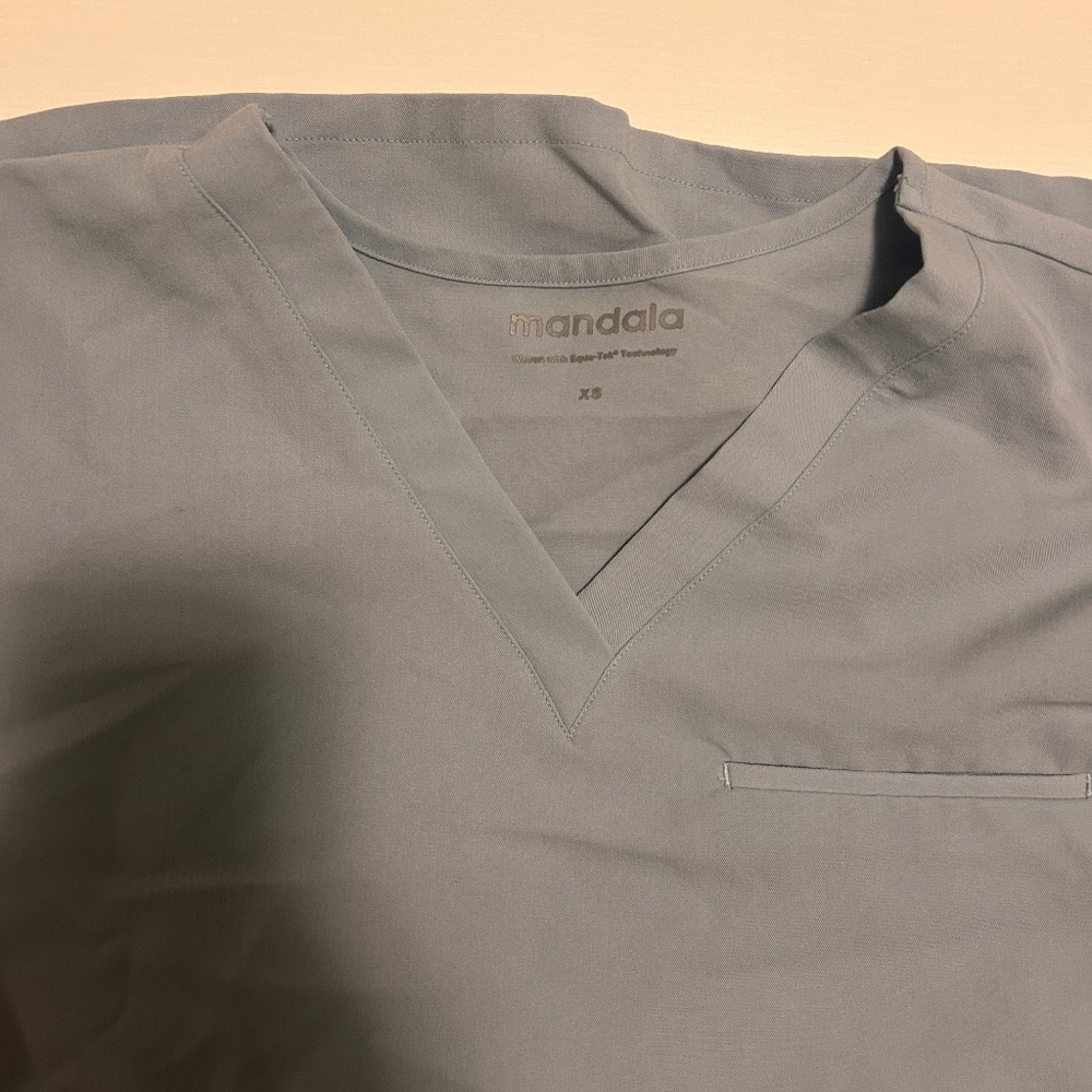 Powder Blue Mandala Scrubs